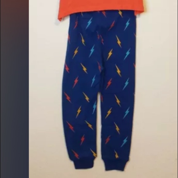 Schmoopy Blue Be a Hero Long Sleeve Pajamas with Removable Red Cape 8 years - Picture 6 of 13